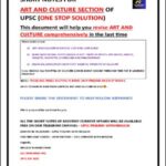 Civil Services with Neelesh Art and Culture Short Notes for UPSC Prelims & Mains | One Stop Revision Guide