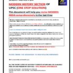 Civil Services with Neelesh Modern History Short Notes for UPSC Prelims & Mains | One Stop Revision Guide