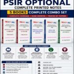 Next IAS PSIR Printed Notes Complete 5 Books Combo Set by Dr. Piyush Chaubey | UPSC Political Science Optional