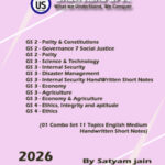 Understand UPSC CONQUER MAINS 2026 | GS Paper 2,3 & 4 (01 Combo Set 11 Topics) | UPSC Mains Printed Notes (E) (Copy)