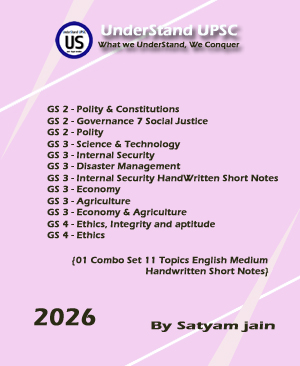 Understand UPSC CONQUER MAINS 2026 | GS Paper 2,3 & 4 (01 Combo Set 11 Topics) | UPSC Mains Printed Notes (E) (Copy)