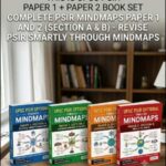 UPSC PSIR Optional Complete Mindmaps Book Set | Paper 1 & Paper 2 | Section A & B