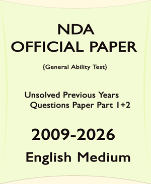 NDA Official Previous Years Unsolved Questions Papers (2009–2026) | NDA Exam English Medium (Part 1+Part 2)