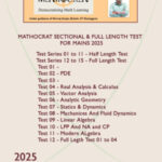 Mathocrat IAS Mathematics Sectional & Full Length Test Series I For Mains 2025 I English Medium