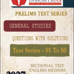 Insight IAS Prelims Marg Test 2027 English Medium