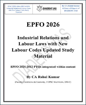 Diademy IAS UPSC EPFO 2026 Special Study Materials IR & LL With Labour Codes