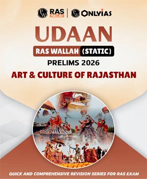 UDAAN RAS Wallah Art & Culture of Rajasthan Prelims 2026 Book