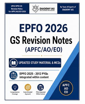 Diademy IAS EPFO 2026 GS Revision Notes for APFCAOEO UPSC EPFO