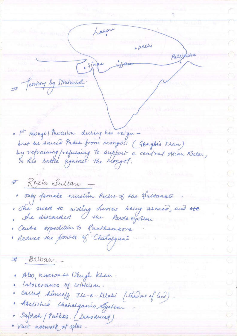 Extracted pages from Forum_Ias_UPPSC_Samgra_Medieval_History_Handwritten_Class_Notes_Page4