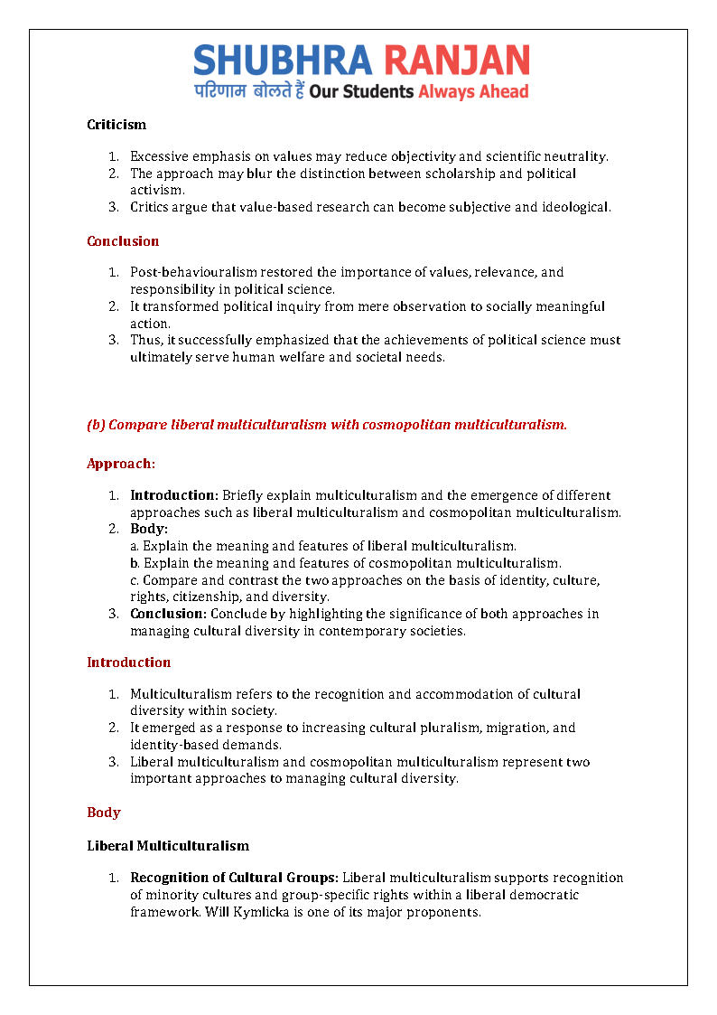 Extracted pages from Shubhra Ranjan Ias - PSIR Crash Course Test 1 to 8 Target 2026 English Medium_Page2