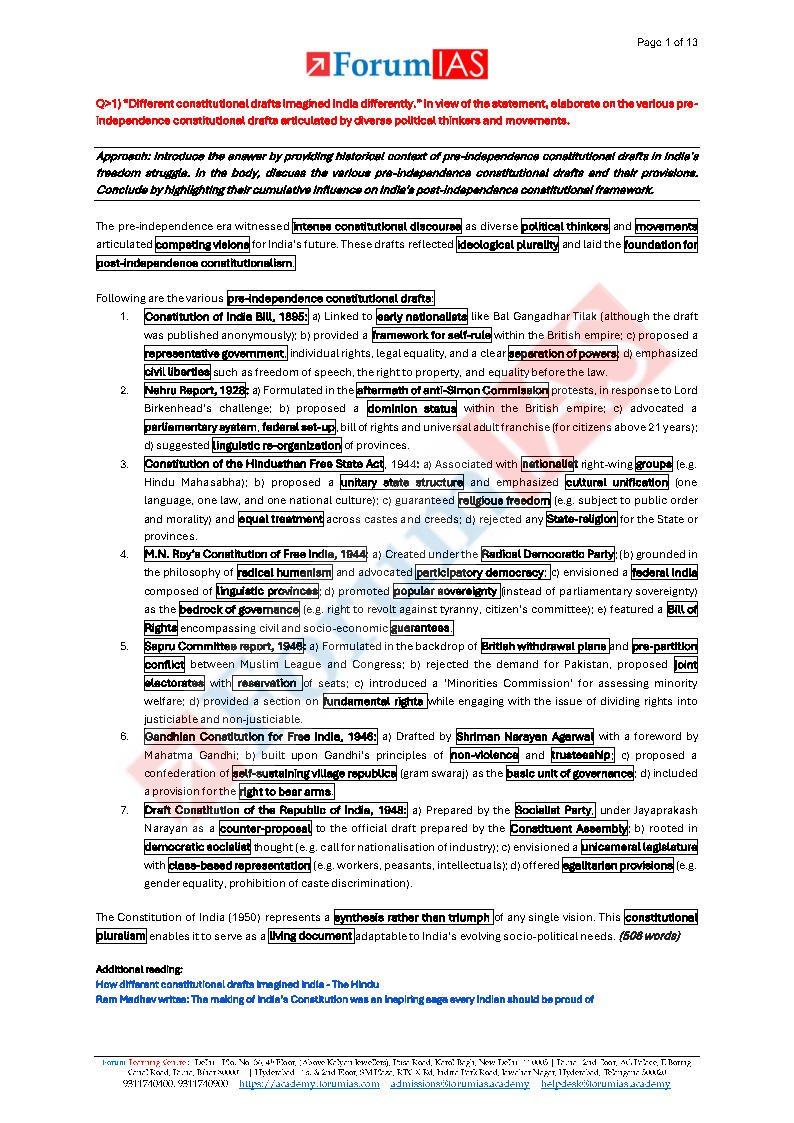 FORUM IAS MAINS MGP 1 TO 10 HALF LENGHT TEST ENGLISH MEDIUM 2027_Page5
