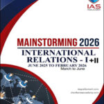 Shankar Ias Mainstorming International Relations Part I+II (March 2025 to June 2026) Ias Parliament English Medium 2026