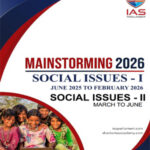 Shankar Ias Mainstorming Social Issues Part I+II (June 25 to June 2026) Ias Parliament English Medium 2026