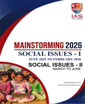 Shankar Ias Mainstorming Social Issues Part I+II (June 25 to June 2026) Ias Parliament English Medium 2026