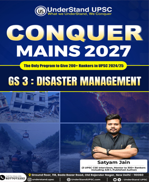 Understand UPSC CONQUER MAINS 2027 | GS Paper 3 Disaster Management | UPSC Mains Printed Notes (E)