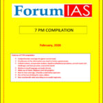 Forum IAS 7PM Monthly Compilation February 2026 Printed Notes English Medium