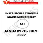 Insight Ias Mains Secure Synopsis Compilation January to July GS Paper - I 2026 Printed Notes English Medium