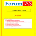 Forum IAS 7PM Monthly Compilation March 2026 Printed Notes English Medium