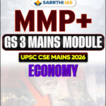 Sarrthi IAS MMP+ GS3 Mains Module Economy UPSC CSE Mains 2026 ENG Medium