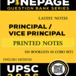 PINEPAGE Questions Bank Series Principal / Vice Principal Latest Printed Notes 2026 (05 Booklets 01 Combo Set) English Medium