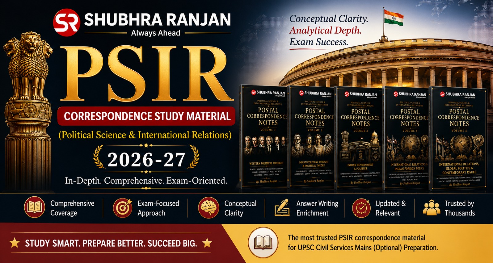 Shubhra Ranjan PSIR Study Material