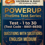 Vajiram and Ravi Powerup 2027 PT Test Series English Medium