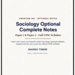 Anantam IAS Sociology Optional Complete Notes Gaurav Tiwari UPSC