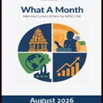 What A Month August 2026 Monthly Current Affairs for UPSC CSE AM