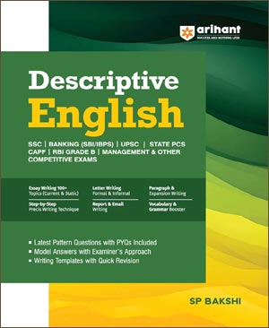 S.P. Bakshi Descriptive English Book | English Writing & Grammar