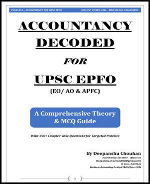 UPSC EPFO Accountancy Decoded Theory & MCQ Guide (ENG)