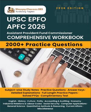 UPSC EPFO APFC | Comprehensive Workbook with 2000+ Practice Questions | 2026 Edition