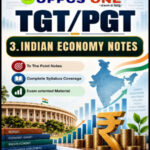 TGT/PGT Indian Economy Study Notes with Exam Oriented Material for Teaching Exams (ENG)