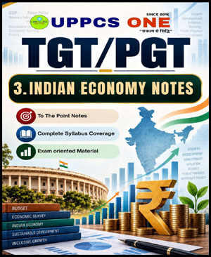 TGT/PGT Indian Economy Study Notes with Exam Oriented Material for Teaching Exams (ENG)