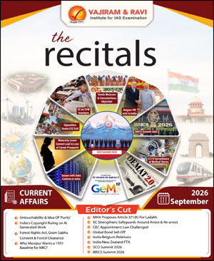 Vajiram and Ravi The Recitals Monthly Current Affairs September 2026 English