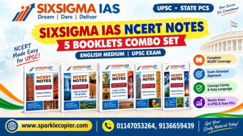 Build a Strong Foundation for UPSC with SIXSIGMA IAS NCERT Notes!
