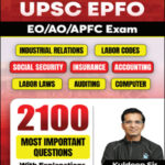 UPSC EPFO 2100 Most Important MCQ Edutap English Medium 2026-2027